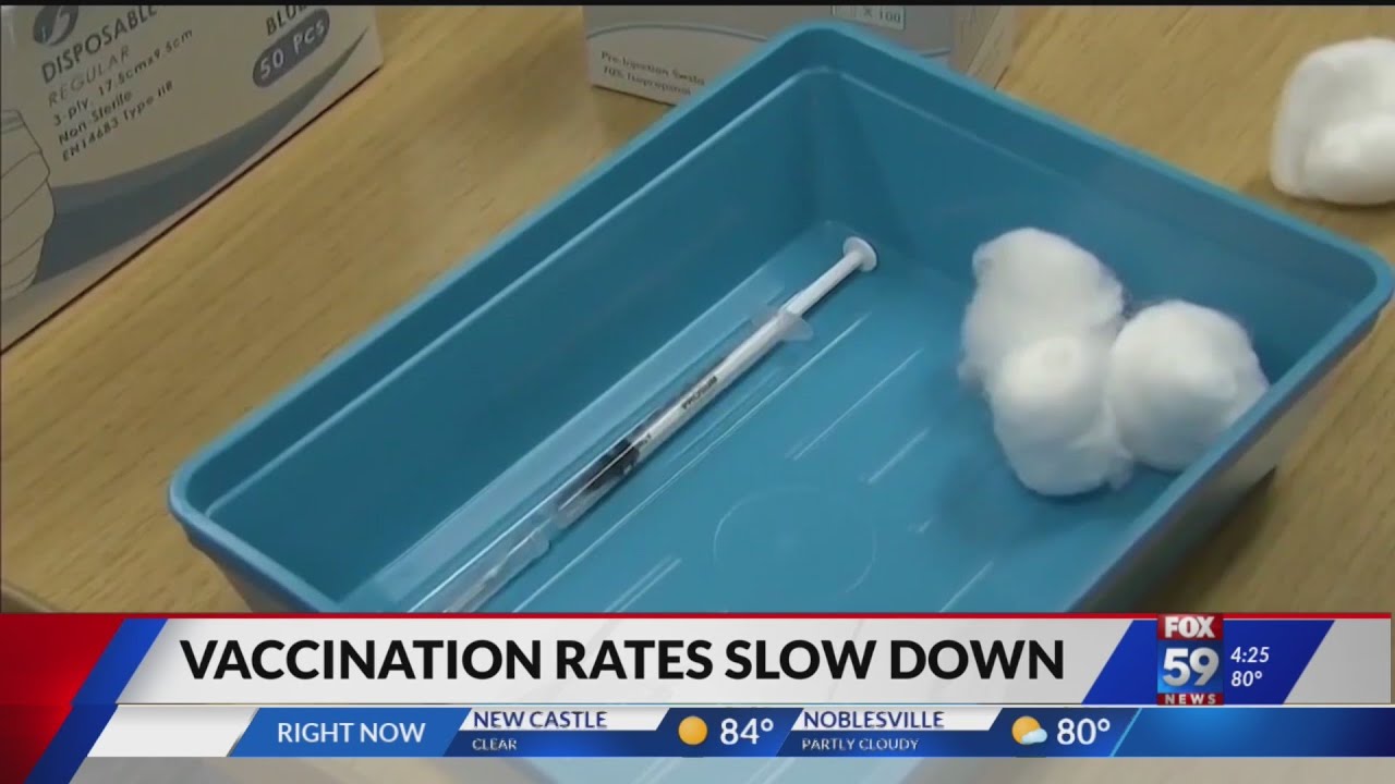 US vaccination rates slow down