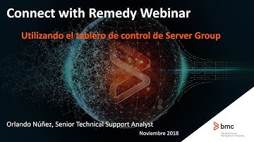 Utilizando el tablero de control de Server Group