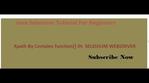 Xpath - Dynamic Xpath using contains() in selenium webdriver