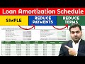 Loan Amortization Schedule in Excel | Debt Working in Excel | Loan Payments Working in Excel