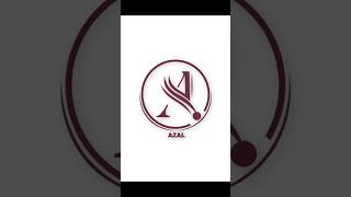 Azal Logo Design 2026 | Modern Branding Idea 💡 #a #shorts #reels #viral #logodesigner #illustrator