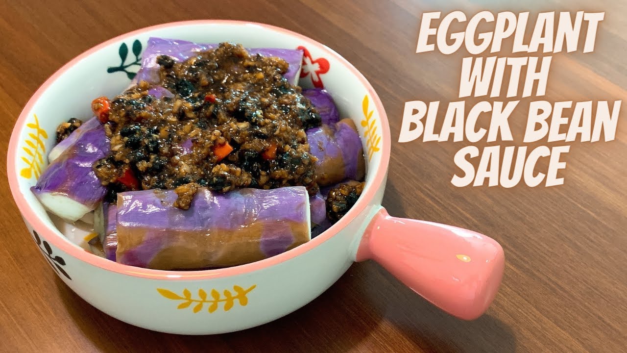 EGGPLANT WITH BLACK BEAN SAUCECHINESE EGGPLANT WITH BLACK BEAN SAUCE