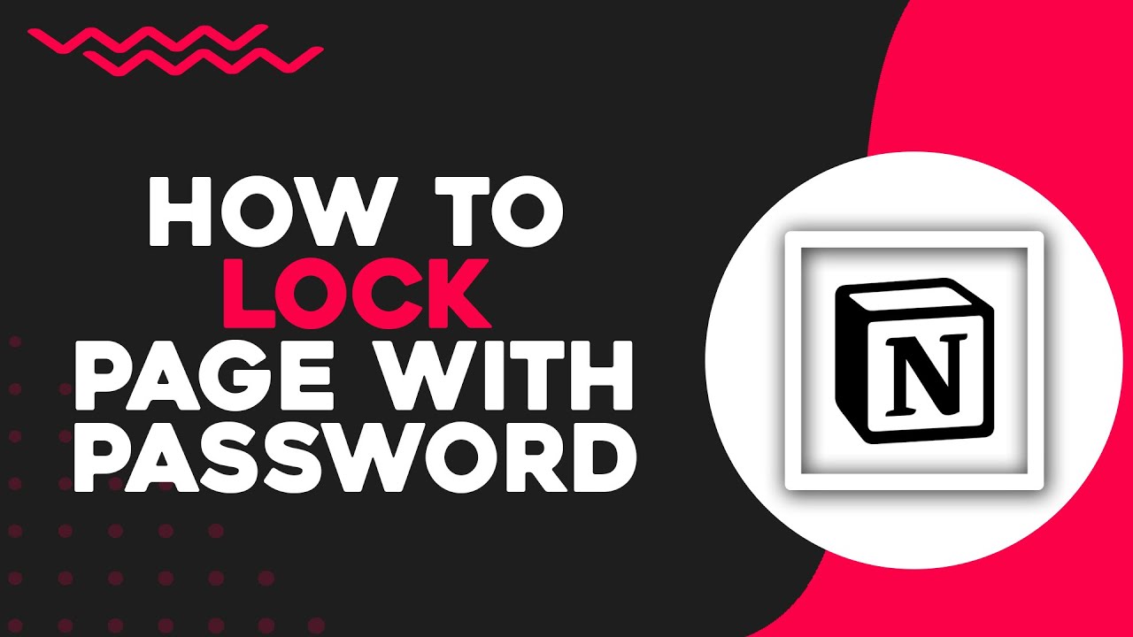 how-to-lock-notion-page-with-password-easiest-way-youtube