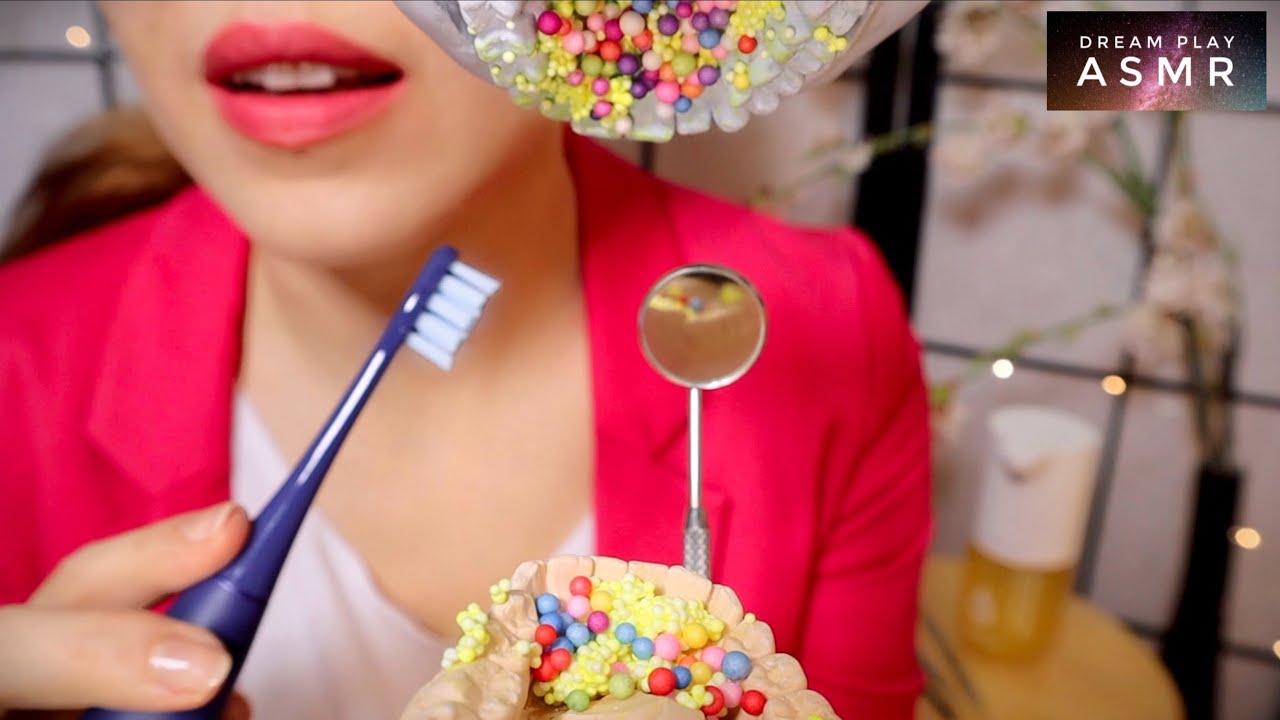 ★ASMR★ sanfte Zahnreinigung - cleaning your candy teeth | Dream Play ASMR
