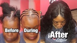 Client With No Edges Sew In |Tips and Tricks| by @TTDoesitall