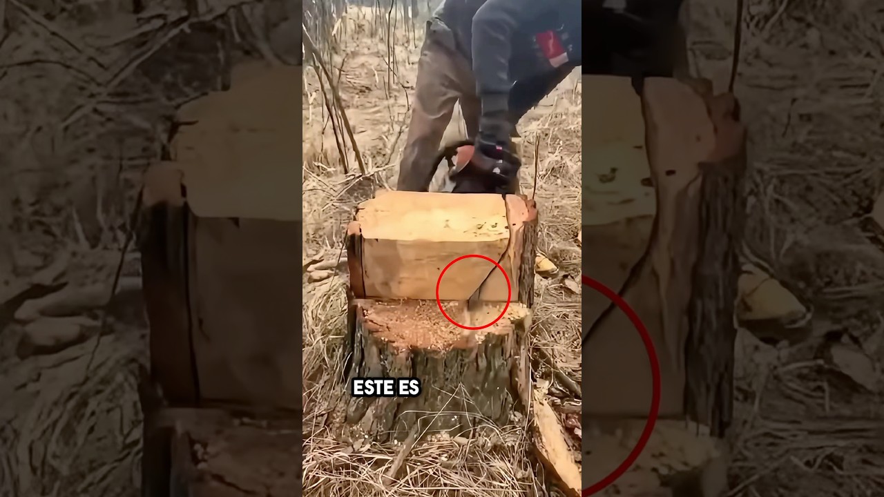 Unbelievable Lumberjack Expertise😳(@lisoryb24)