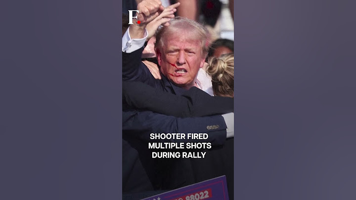 US: Donald Trump Shot During Rally in Pennsylvania | Subscribe to Firstpost