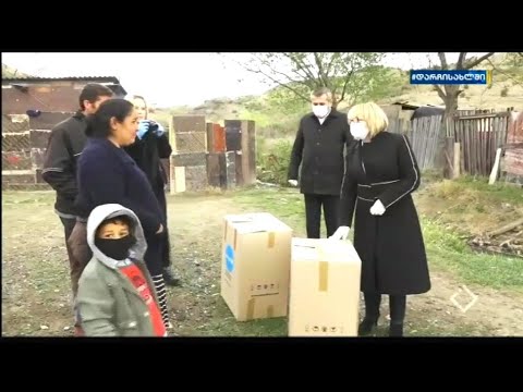 ბოშათა დასახლებებში საკვები პროდუქტებისა და ჰიგიენური საშუალებების 380 კალათა დარიგდება