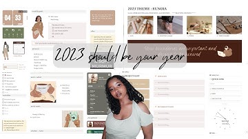 All about getting my life together in 2023 | NOTION TOUR plus VISION BOARD | FREE Notion Templates