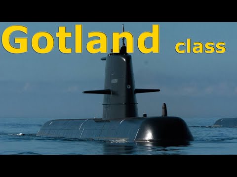 Видео: Шведская подводная лодка "Готланд" с двигателем Стирлинга - гроза американских авианосцев