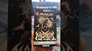 Mtg Kaldheim Collector Booster Pack Opening (Giveaway At 100 Subs)