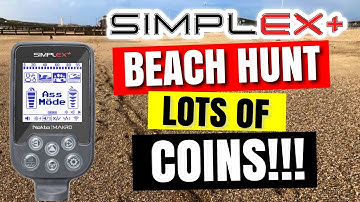 NOKTA MAKRO SIMPLEX Beach Metal Detecting UK Coin Shooting (2020)