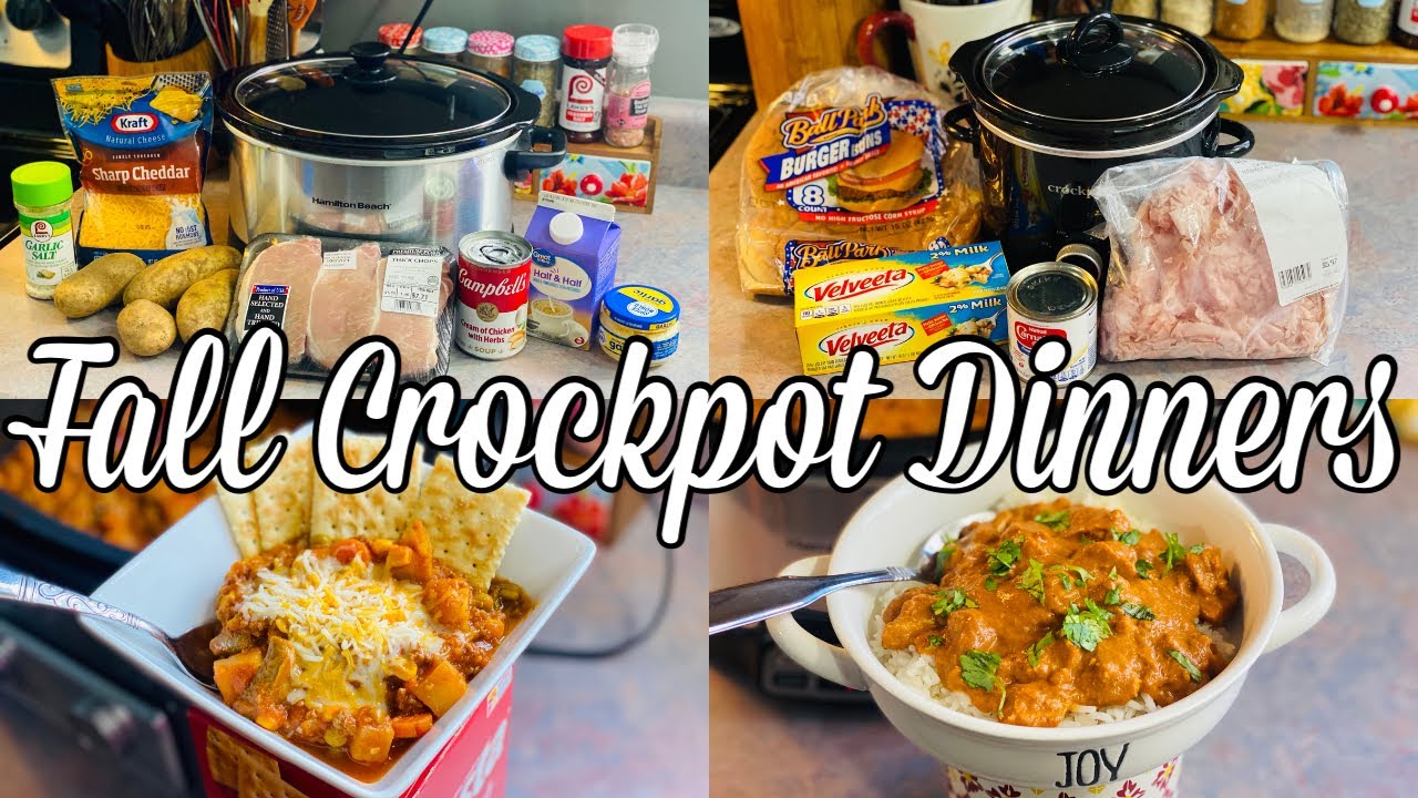 What’s for Dinner | Easy & Budget Friendly Crockpot Recipes | November