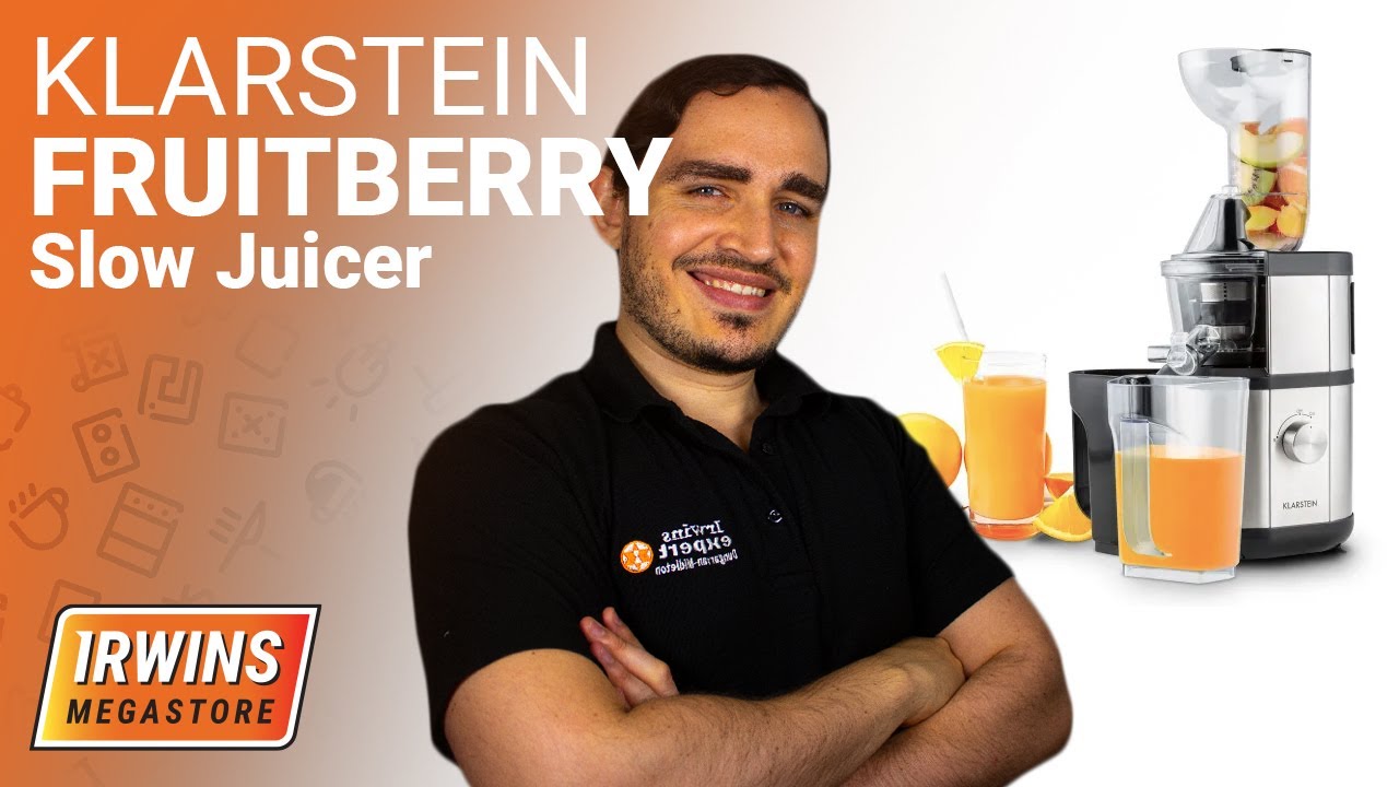 One of the best health juicers out there, The Klarstein Fruitberry Slow