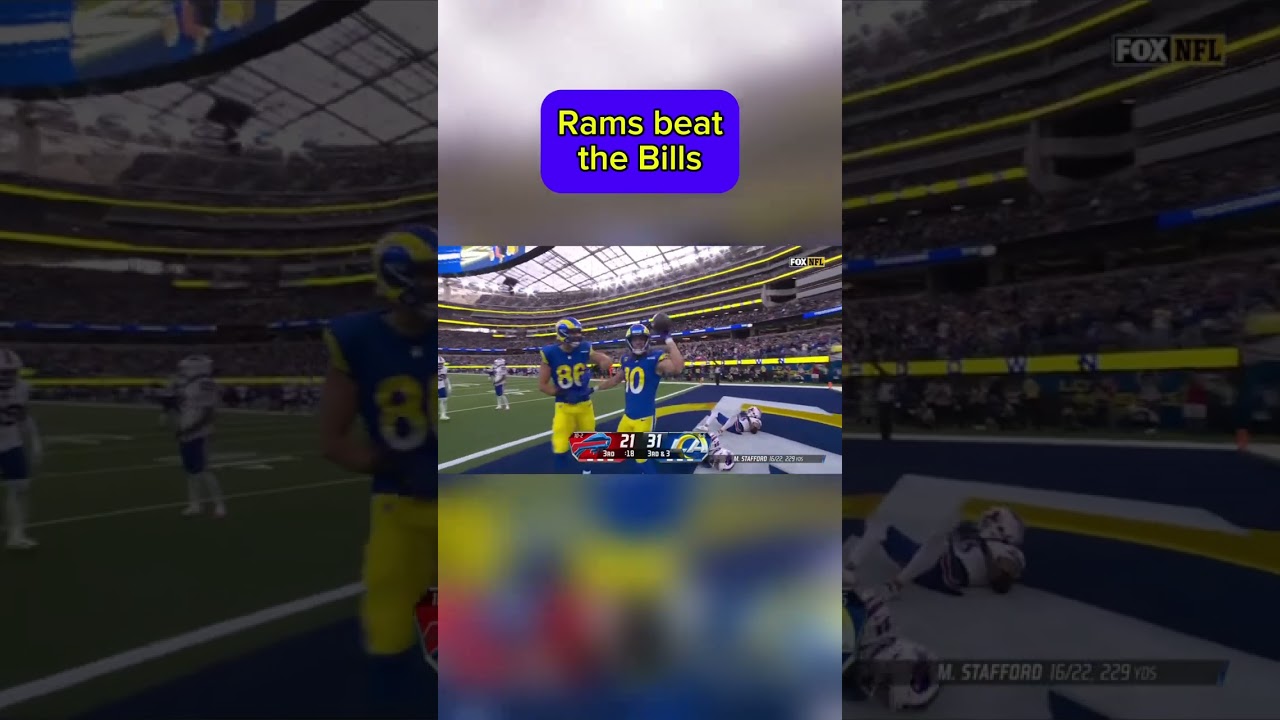 The Rams take out the Bills 