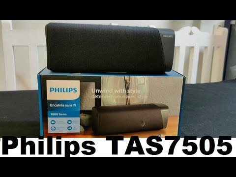 Philips TAS7505 Bluetooth Speaker Unboxing 📦 - YouTube