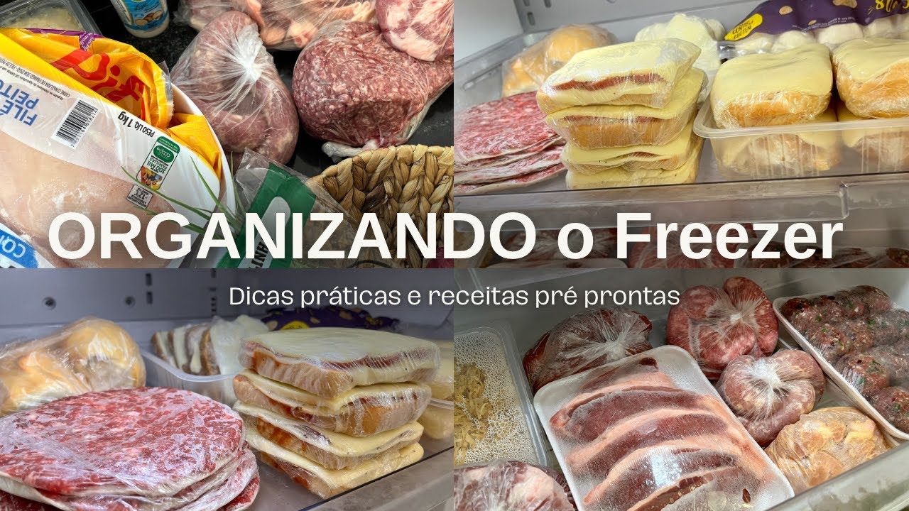 GUIA DO FREEZER FUNCIONAL| praticidade para seu congelador, dicas e organização do freezer.