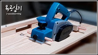 planing wide boards perfectly with electric hand planer \/ amazing way of planing [woodworking]