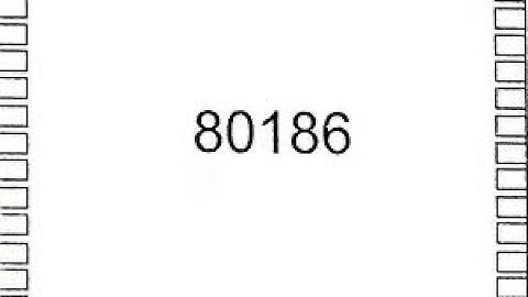 MICROPROCESSOR 80186 PIN DIAGRAM AND 80186 , 80188 16-bit ARCHITECTURE