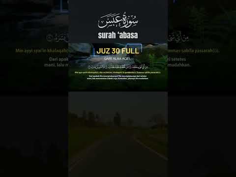 Beautiful Surah Abasa In Soothing Voice سورة عبس بصوت يريح النفس SurahAbasa Calm