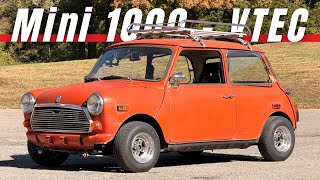 THE MINIAC FINALLY DRIVES A CLASSIC MINI | AND IT'S A VTEC?