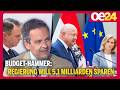 "Besten Wahlhelfer für die FPÖ" | Budget-Hammer: So will die Regierung sparen - @geraldgrosz