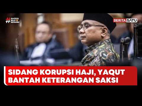Terungkap Fee Kuota Haji 3 Ribu Dolar, Yaqut Bantah Keterangan Saksi | Beritasatu Pagi