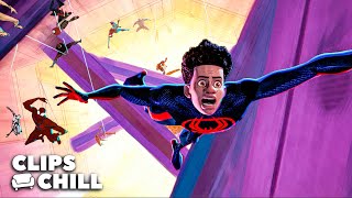 Miles Morales Escapes From 1000 SpiderMen | SpiderMan: Across the SpiderVerse