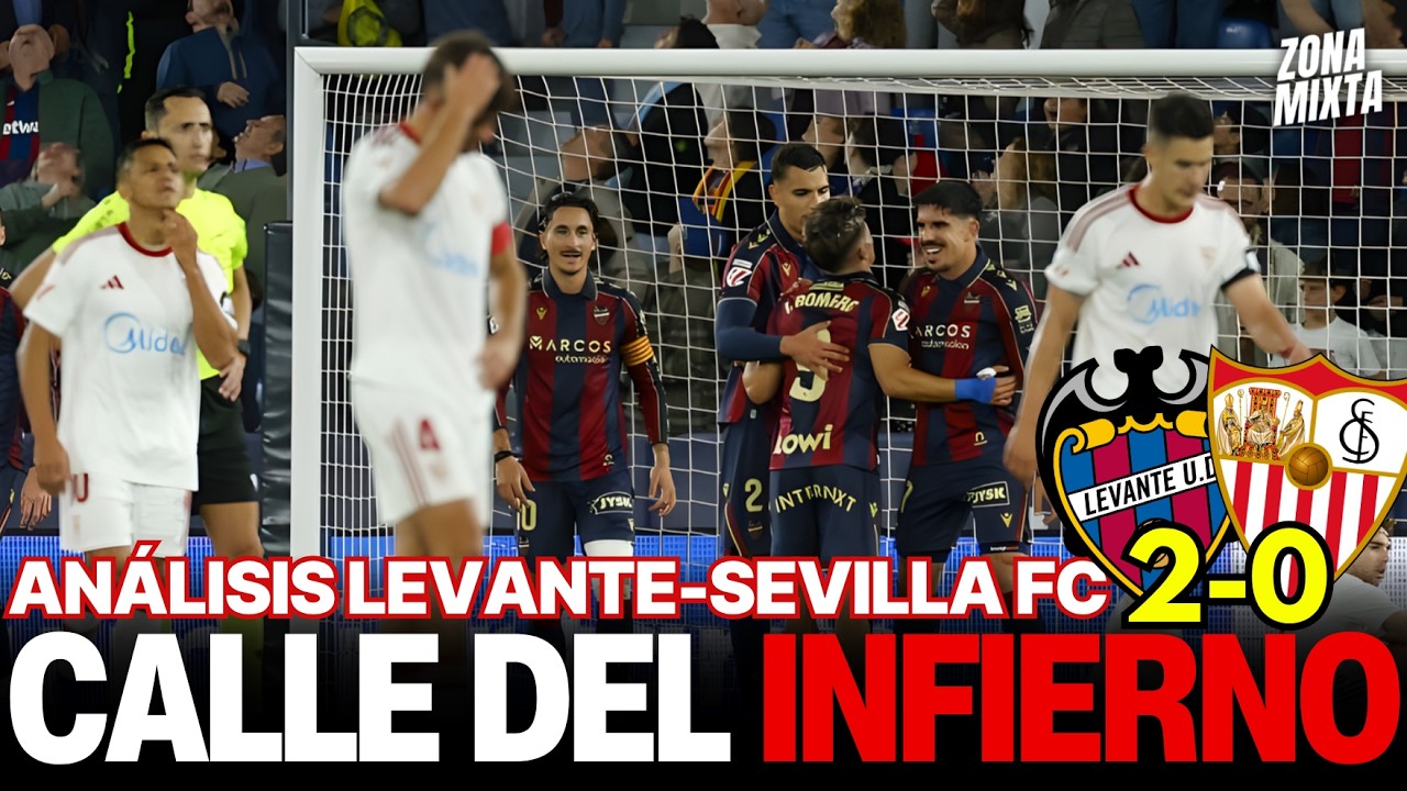 LEVANTE 2-0 SEVILLA FC | CALLE DEL INFIERNO | Videopodcast de #ZonaMixta