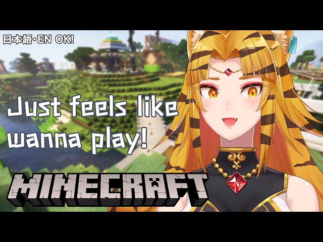 【MINECRAFT】i usually do these backstage, but i feel like streaming today!【NIJISANJI】のサムネイル