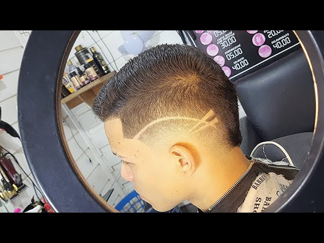 Tutorial moicano disfarçado 💈⚡️#moicanodegrade #moicanodisfarçado #mo