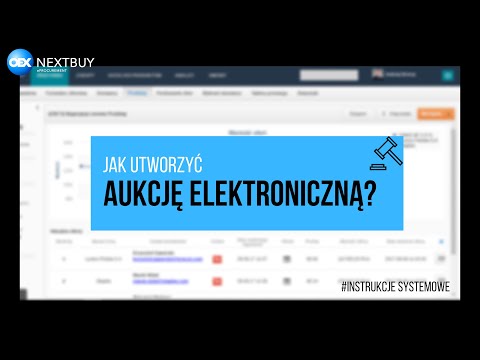 Wideo: Jak Przeprowadzić Aukcję Elektroniczną