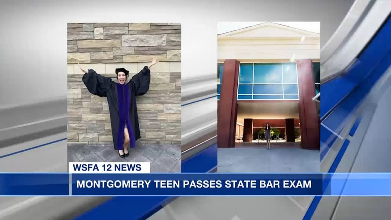 19YearOld Passes The Alabama State Bar Exam WSFA Interview YouTube