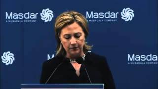 Hillary Clinton visits Masdar Institute - Speech - 2012