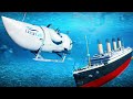 Submarine Exploring Titanic Wreck in GTA 5