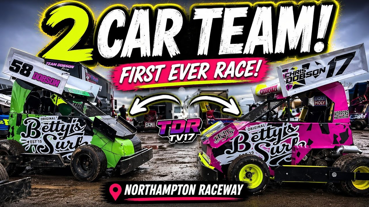 First Oval race in Stoxkarts for team Tdr in 23...Racing @ Northampton ...