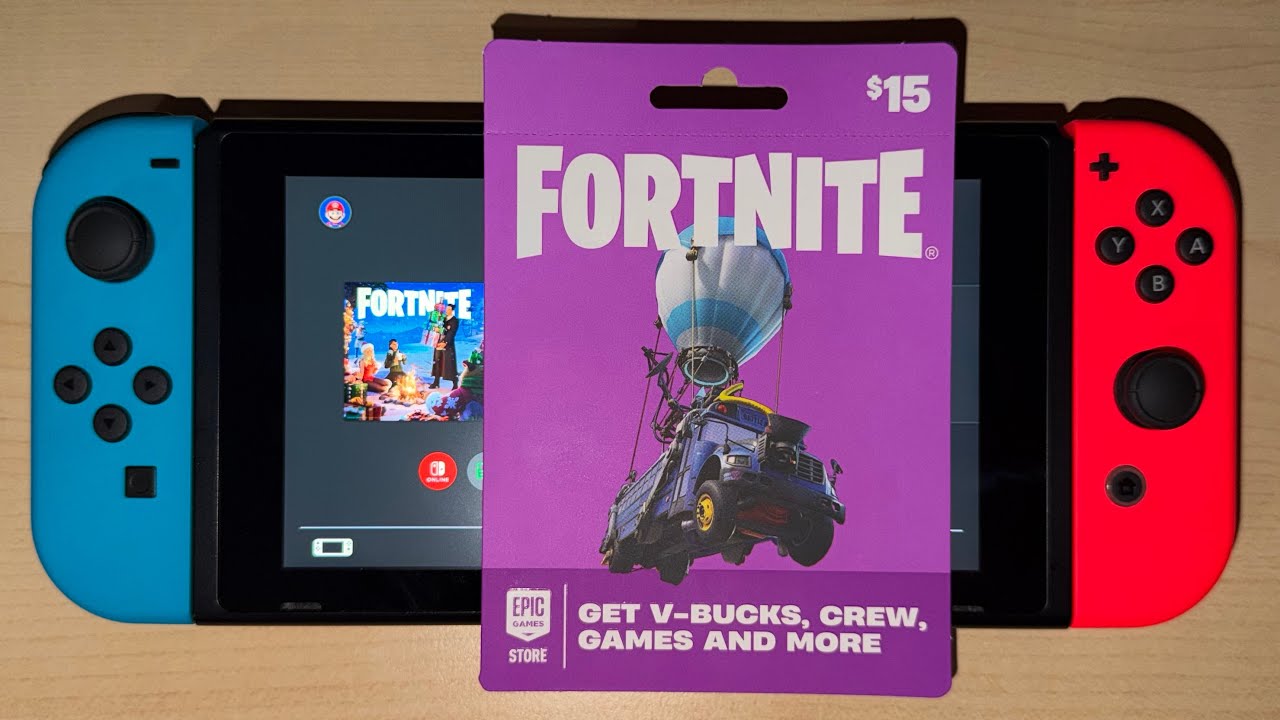 HOW TO REDEEM FORTNITE GIFT CARD CODE ON NINTENDO SWITCH IN 2026! - YouTube
