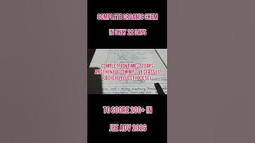 complete organic chemistry in only 22 days #pw #shorts