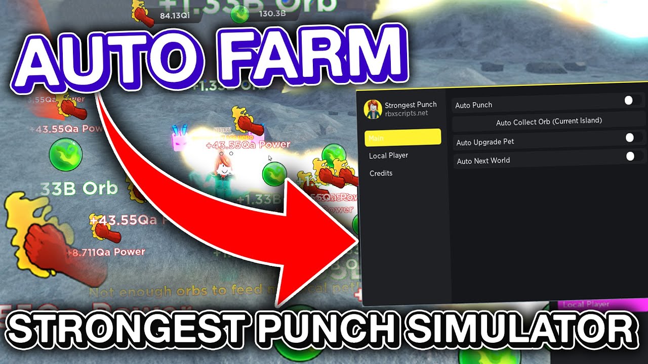 STRONGEST PUNCH SIMULATOR Free Roblox Script – Auto-Punch/Auto Collect  Orbs/Auto World – Financial Derivatives Company, Limited