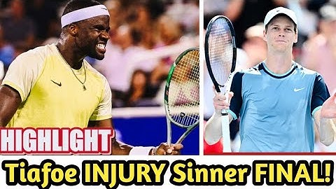 TIAFOE SHOCKER? Will SINNER's INJURY Decide the CINCINNATI FINAL?! 🏆