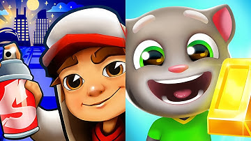 Subway Surfers vs Tom Gold Run - All Level Gameplay Android,iOS | NEW MEGA APK UPDATE