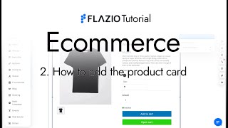 Flazio Tutorial | Ecommerce | Product card