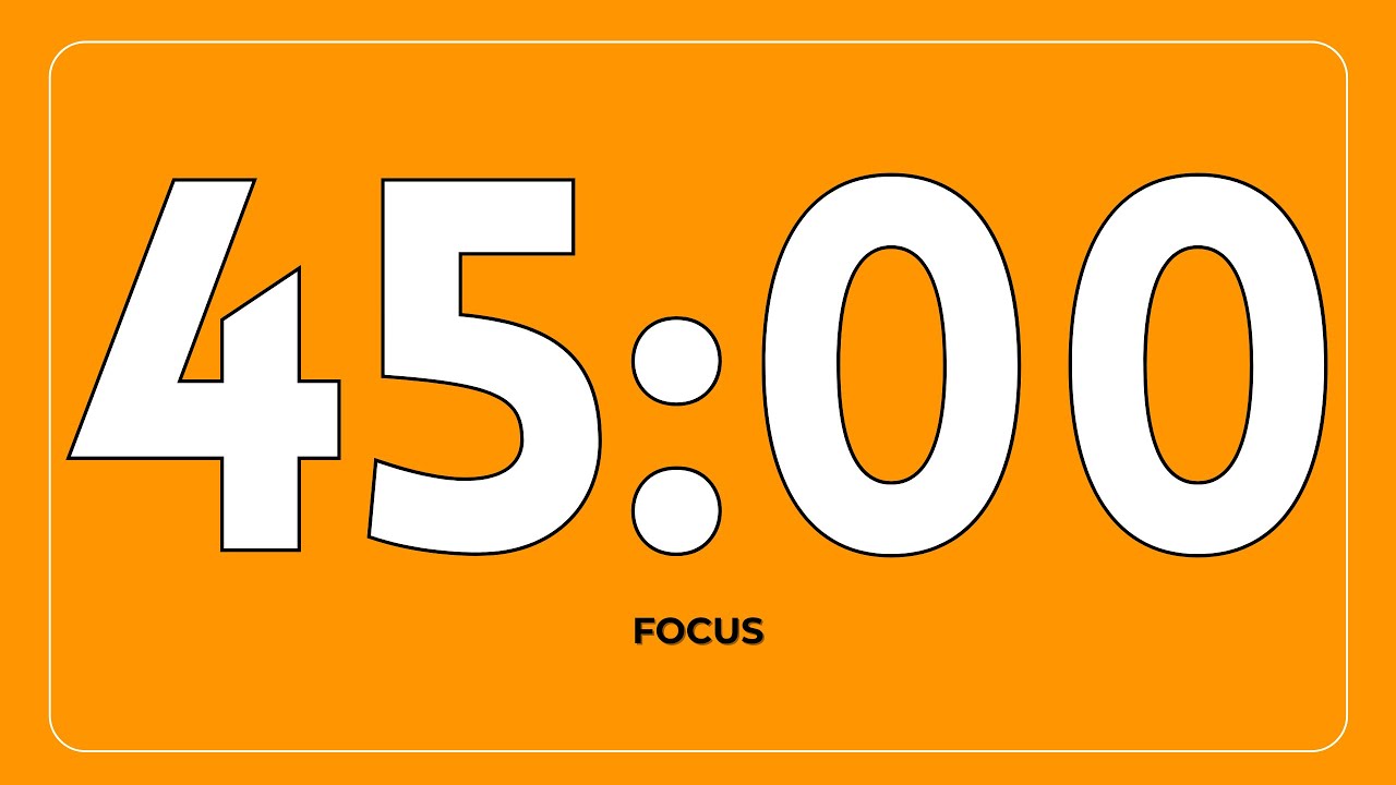 45Min Timer - YouTube