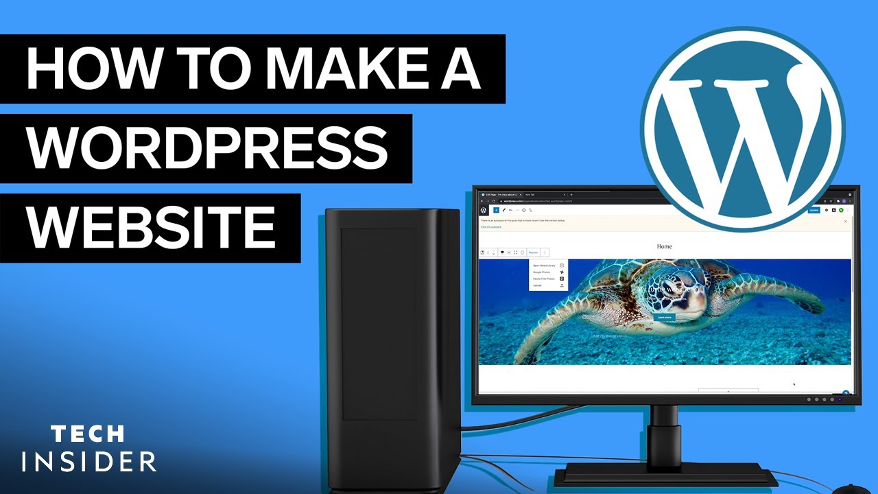 How to make a WordPress Website