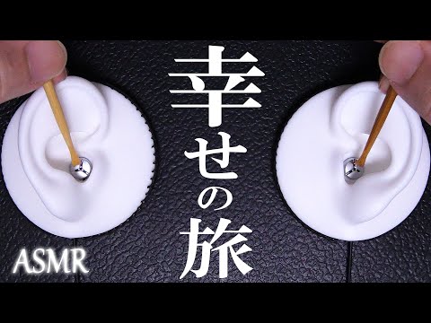 【ASMR】竹製耳かき棒で眠れる優しいちょい雑鼓膜いじり♪ Ear Cleaning / Earpick / 音フェチ / 梵天 / 不眠症 / Deep Relaxtion / No Talking