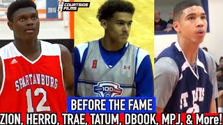 BEFORE THEY WERE FAMOUS! Zion Williamson, Trae Young, Devin Booker and MORE!