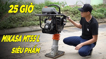 Máy Đầm Cóc Mikasa MT55L Hàng Siêu Hiếm Chạy 25 Giờ Như Mới