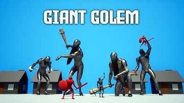 Giant Golem animations for Unreal Engine