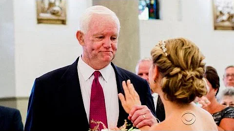 Bride given away by man who received her dad's heart