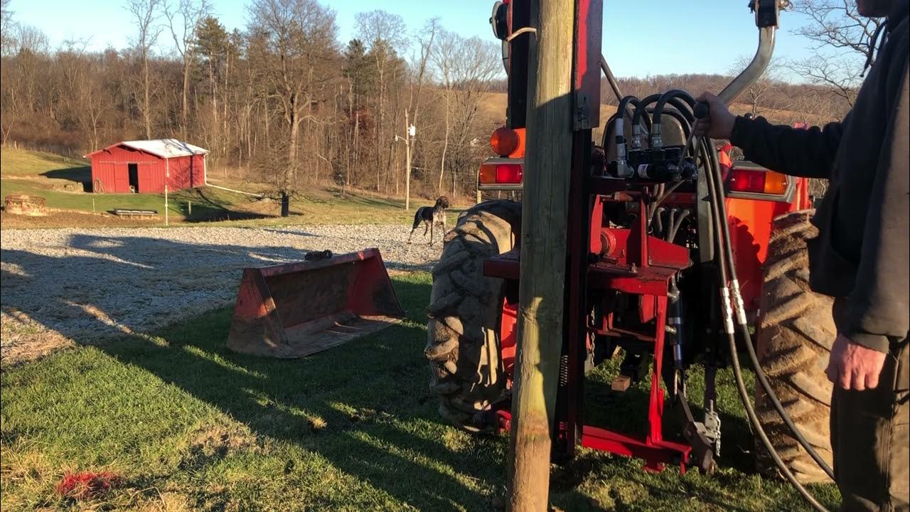 Shaver HD8 Post Driver with Pilot Auger 3 YouTube